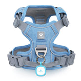 Pawaii No Pull Harness front view with O-ring for easy control on walks