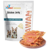Pawant chicken jerky packfront: high-protein dog treat for healthy training rewards.