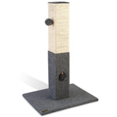 PAWBEE 32in scratching post base demonstrates sturdy construction for large indoor cats