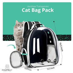 Pawfect Provisions cat backpack ventilation mesh to keep pets cool