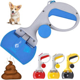Pawfect Pups poop scooper ergonomic-handle close-up for comfortable daily cleanup