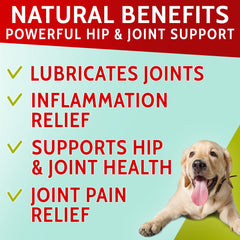 PAWFECTCHEW ingredient panel highlights glucosamine and chondroitin for mobility.