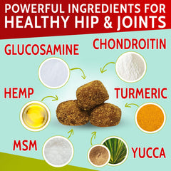 PAWFECTCHEW hemp oil and turmeric highlight natural ingredients for dogs