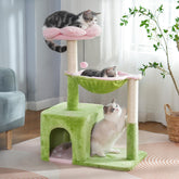 Pawfessor Flower Cat Tree large hammock for comfortable lounging