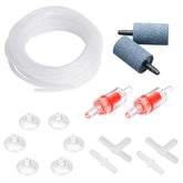 Pawfly 13ft airline tubing shown in frosty clear plastic for flexible aquarium aeration