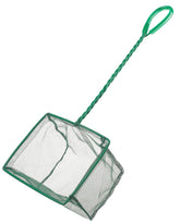 Pawfly six inch net with square mesh for gentle fish transfers