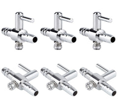 Pawfly 1-Way straight air distributor lever for precise aquarium aeration.