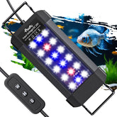 Pawfly 6 W aquarium light with full spectrum LEDs for vibrant fish colors.