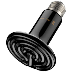 Pawfly 75W E26 Ceramic Heat Emitter provides no-light warmth for terrariums.