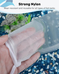 Pawfly 8x3-inch bags in filter system show versatile canister compatibility.