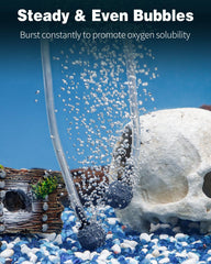 Pawfly air stone ball 0.8 inch soaking before use ensures clean, efficient operation