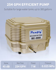 Pawfly adjustable-flow bottom switch image highlighting customizable air output