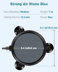 Pawfly aquarium air stone mineral sintered material ensures safe, consistent aeration