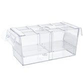 Pawfly aquarium fish breeding box hatchery with clear walls for fry protection.