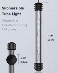 Pawfly timer-enabled aquarium light with auto on/off for day-night cycles.