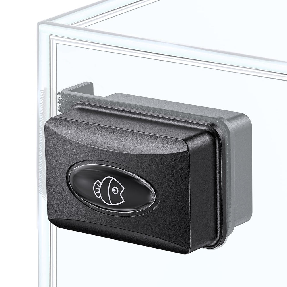 Pawfly Aquarium Magnetic Brush front view showing compact 10-gallon tank cleaning capability.