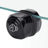 Pawfly aquarium magnetic brush front view shows compact glass cleaner for easy tank maintenance