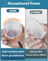Pawfly soft-round-mesh closeup highlights delicate, snag-free surface
