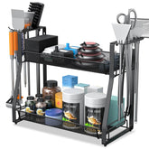 Pawfly Aquarium Tool Organizer two-tier setup keeps aquascaping tools within easy reach