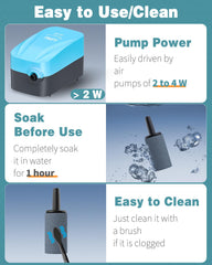 Pawfly ASC-025 model air stone delivers reliable bubble diffusion in nano aquariums.
