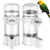 Pawfly bird water dispenser with automatic outlet keeps small parrots hydrated.
