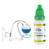Pawfly glass CO2 drop checker kit with curved tubing for quick CO2 reading