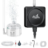 Pawfly Nano air pump front view with ultra-quiet aeration.