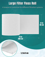 Pawfly safe polyester filter media minimizes shedding in tanks