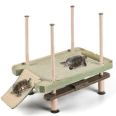 Pawfly Turtle Dock floating top view shows large basking area for roomy tanks