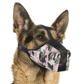 Pawfun Mesh Dog Muzzle with breathable mesh keeps dogs cool during outings.