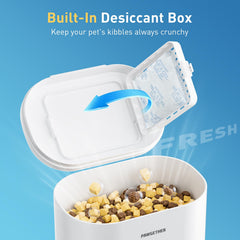 PAWGETHER Gravity Feeder capacity 3.5L shown for multi-day meals.