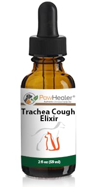 PawHealer Trachea Cough Elixir bottle for easy dosing with picky eaters