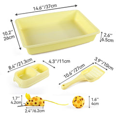 PAWISE cat starter kit litter scoop for quick, cleanups