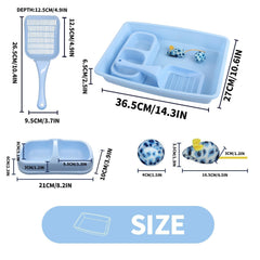 PAWISE kitten starter kit packaging showing all-in-one essentials for new indoor kittens.
