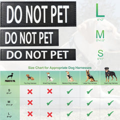 PawistaPal removable patches on harness demonstrate quick on/off convenience for training.
