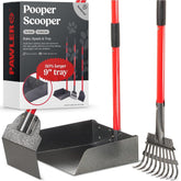 Pawler Pooper Scooper large-dogs-metal-tray for quick yard cleanup