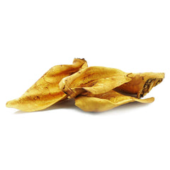 PawLove Cow Ears single-ingredient beef snack with no artificial additives