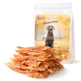 Pawmate chicken jerky strip packaging shows premium natural treats for training rewards.