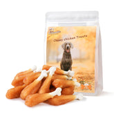 Pawmate hueso calcio envuelto en pollo para entrenamiento y salud dental