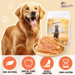 Pawmate training treats chicken jerky visuals suggesting bite-sized rewards