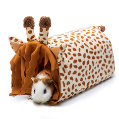 PAWNISAW guinea pig hideout tunnel house for cozy play and rest