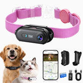 PAWPAWSEN 4K UHD pet camera collar captures crisp outdoor footage.