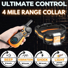 PAWPRO dual-channel remote supports training two dogs simultaneously for efficiency.