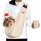 PAWPUBBY dog carrier sling with ergonomic hands-free design for comfortable daily travel