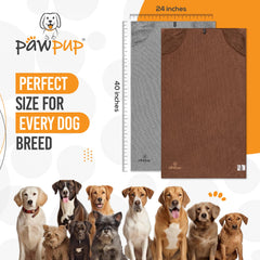 PAWPUP brown and grey towels offer stylish color options for pets