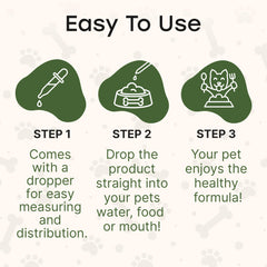 Paws Boom kidney support bottle for long-term pet wellness