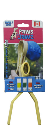 PAWS JAWZ one-handed operation opens boots easily for quick paw placement.