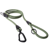 PAWS PASSION rope dog leash 6ft with swivel carabiner reduces tangling during daily walks