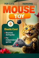 Paws Power feathered mouse action photo highlights fluttering prey-like motion for hunting instinct stimulation.