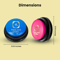 Paws & Smiles purple button improves learning through interactive play